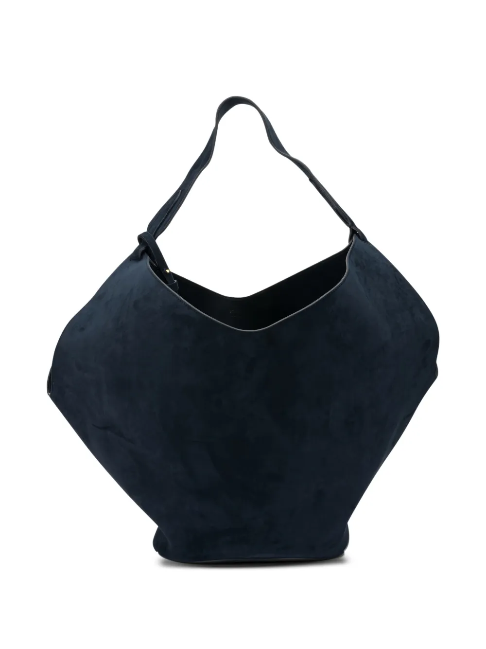 KHAITE suede shoulder bag - Blu