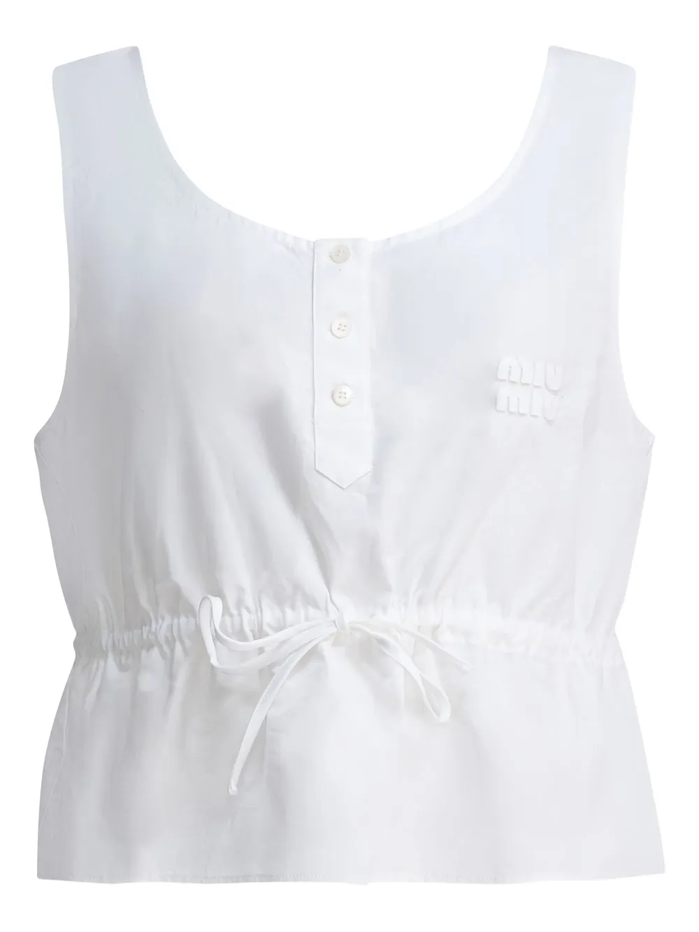 Miu Miu drawstring top | White | Image 1