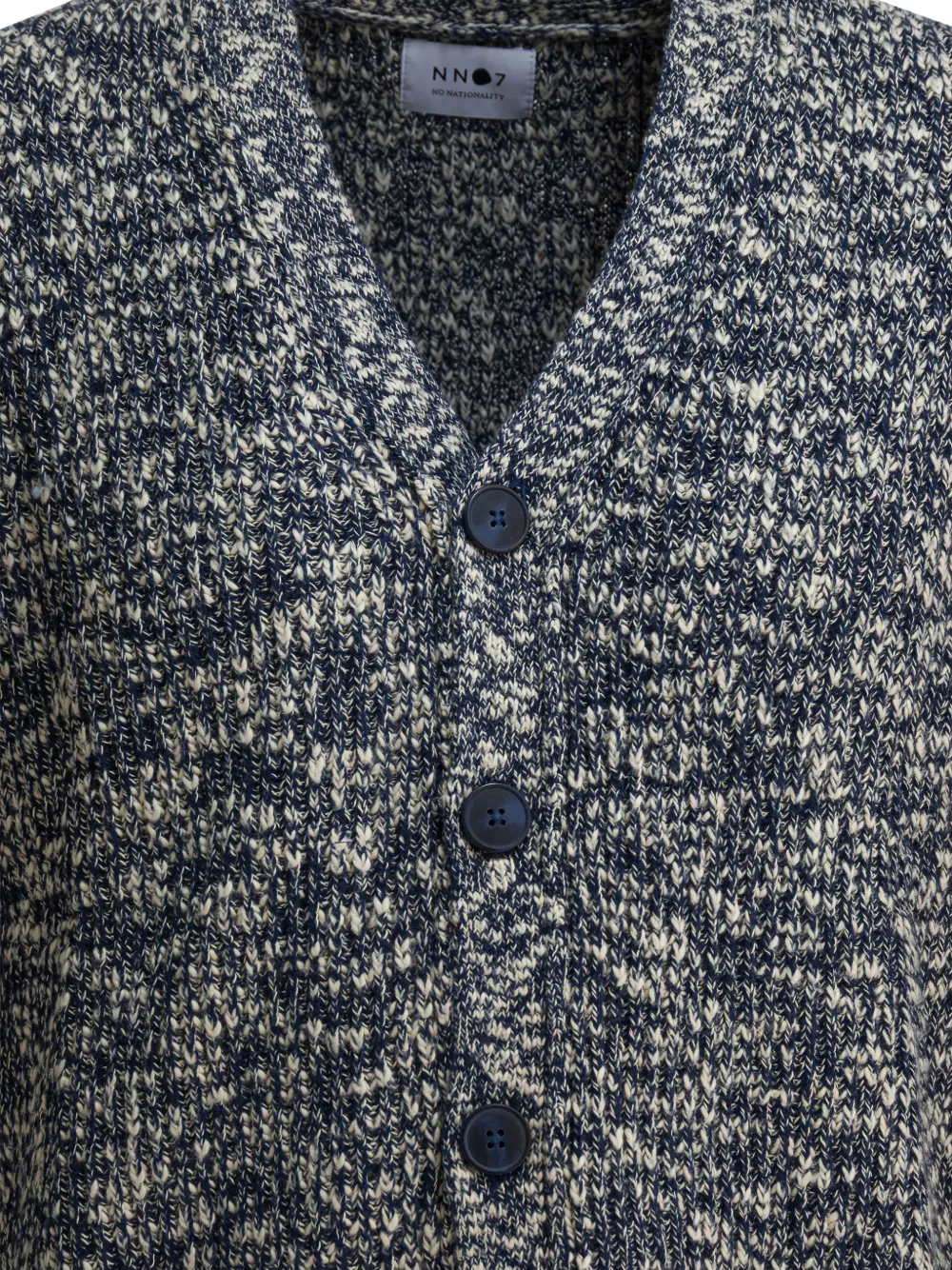  Nn07 Button Cardigan - Grey 