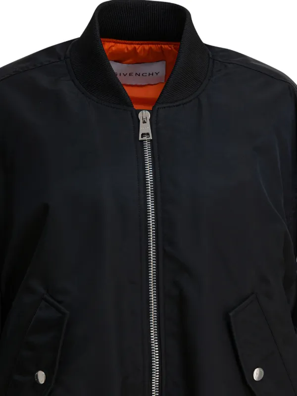 Givenchy クロップド ボンバージャケット | ブラック | FARFETCH JP