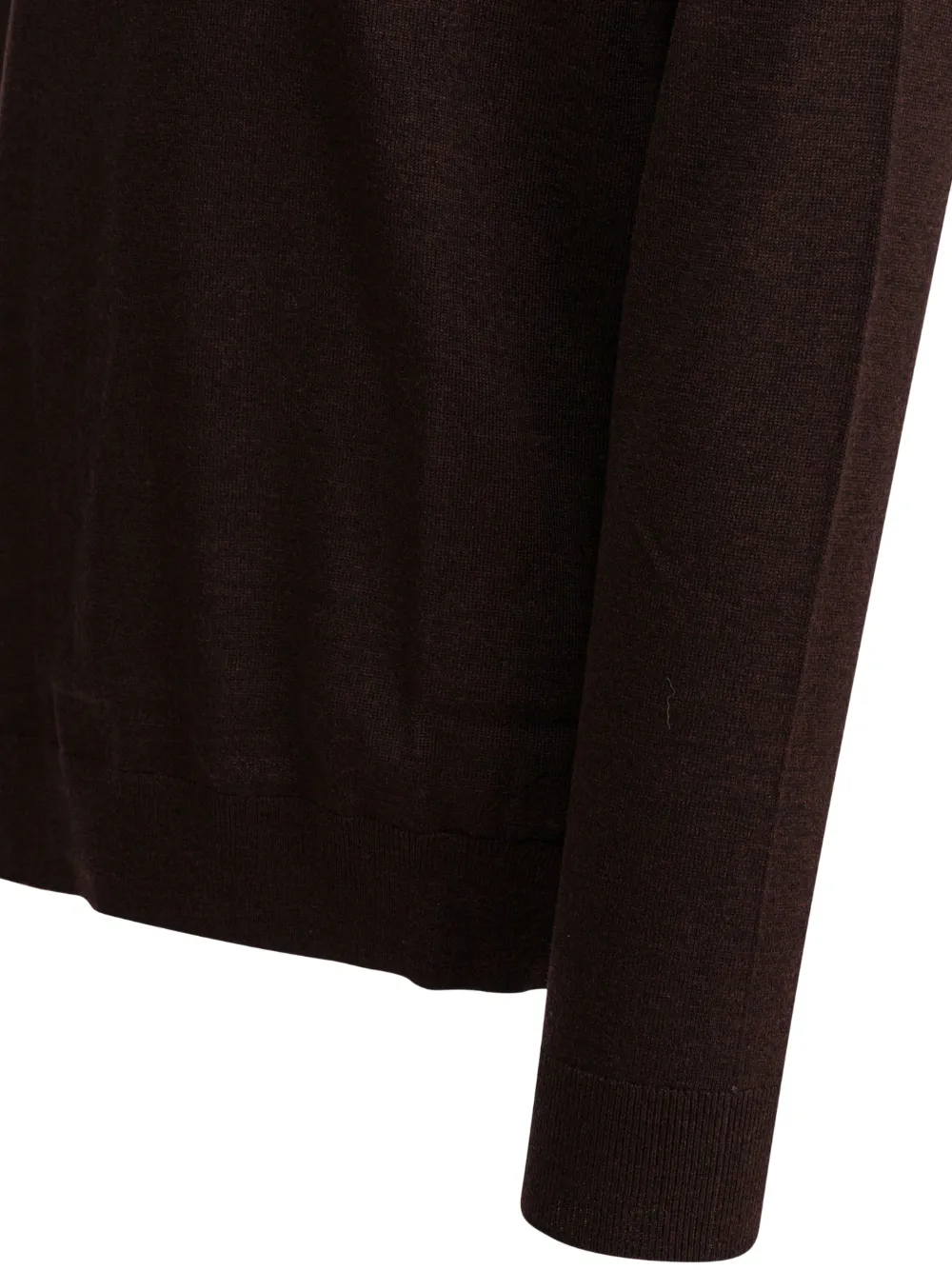  Nn07 Zip-neck Sweater - Brown 