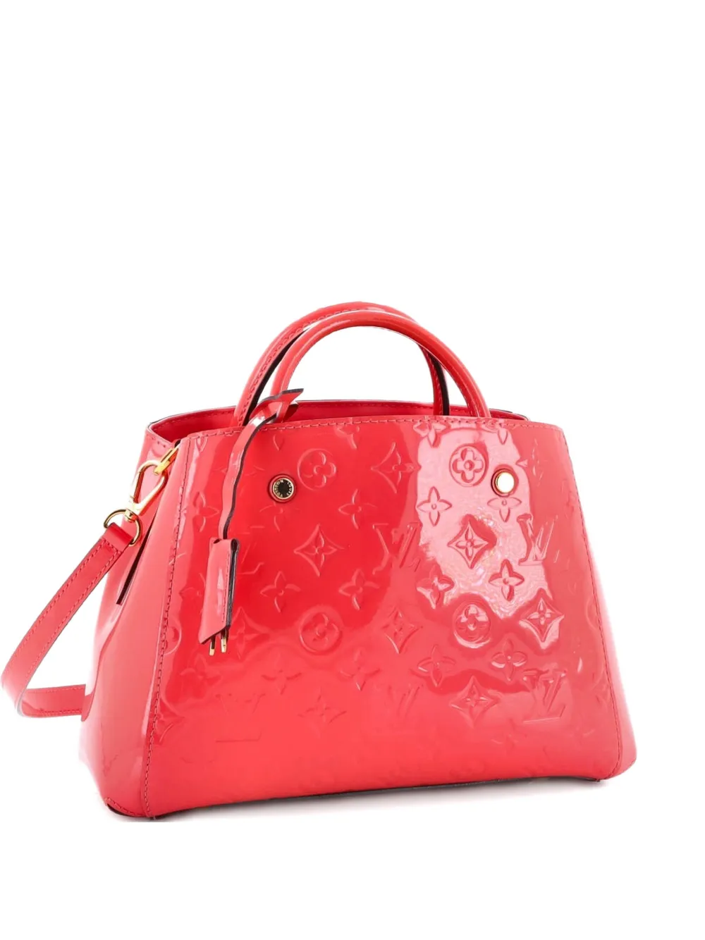 Louis Vuitton Pre-Owned Montaigne Handbag Monogram Vernis BB satchel - Rosa