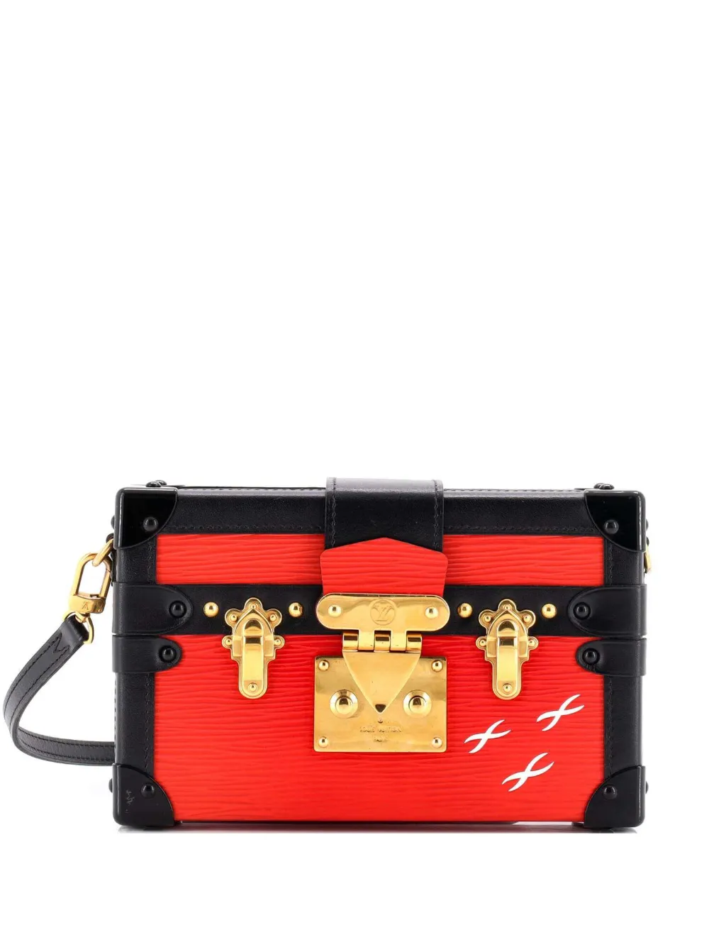 Louis Vuitton Pre-Owned Petite Malle Handbag Epi Leather clutch bag - Nero