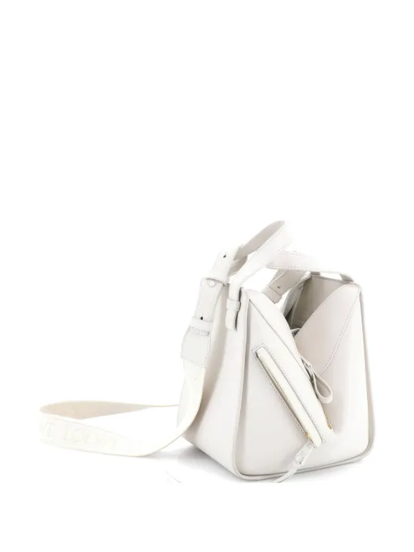 Loewe Pre-Owned モノクローム ハンモック バッグ レザー コンパクト 