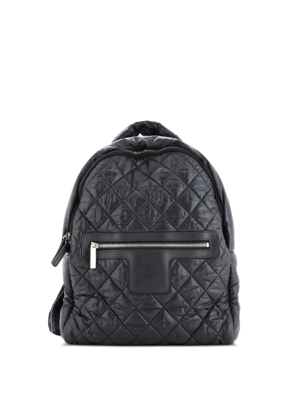 CHANEL Pre-Owned Coco Cocoon Quilted Nylon Large backpack | Black | Image 1