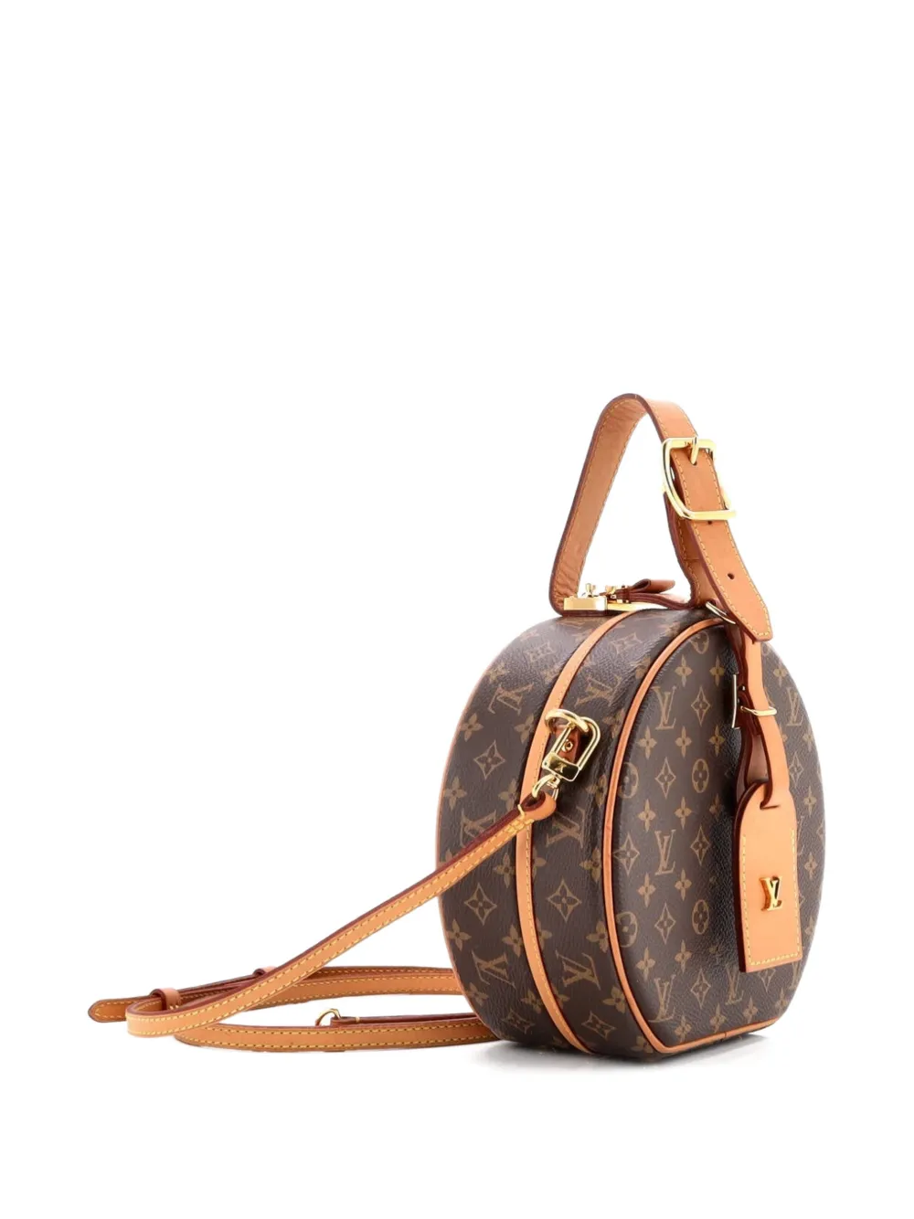 Petite Boite Chapeau Bag Monogram Canvas Crossbody Bag
