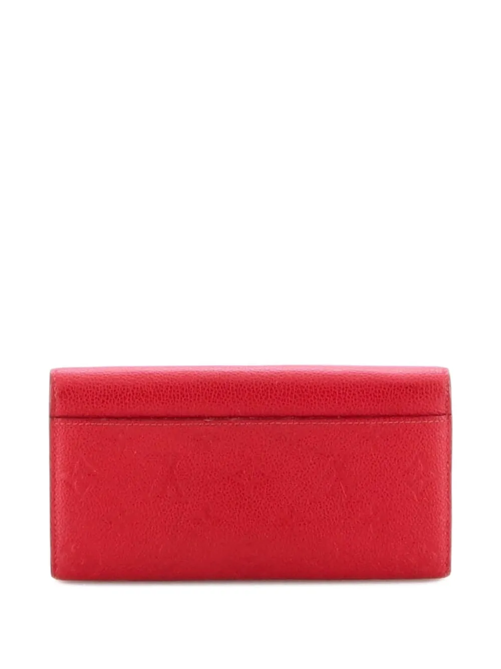 LOUIS VUITTON Pre-owned Sarah Tuileries Wallet Monogram Canvas And Leather Small Wallets In Red