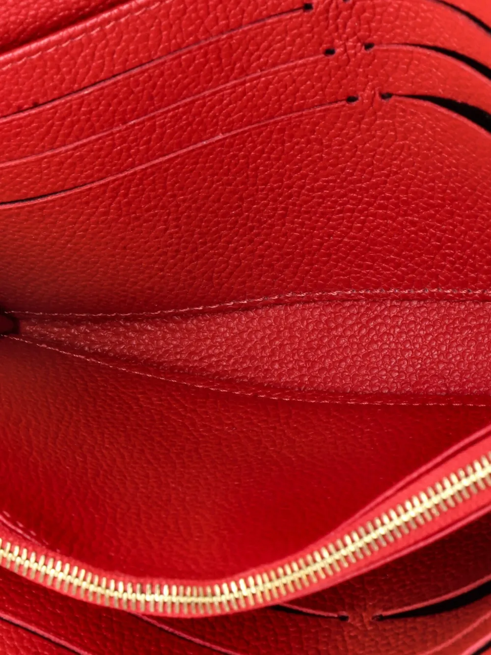 LOUIS VUITTON Pre-owned Sarah Tuileries Wallet Monogram Canvas And Leather Small Wallets In Red