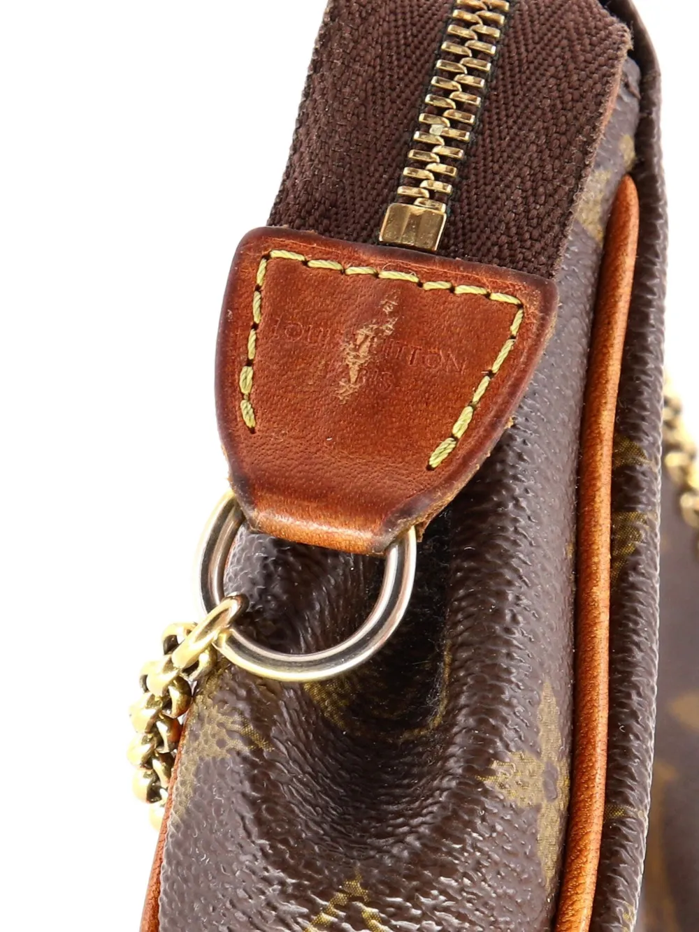 Eva Handbag Monogram Canvas Clutch Bag