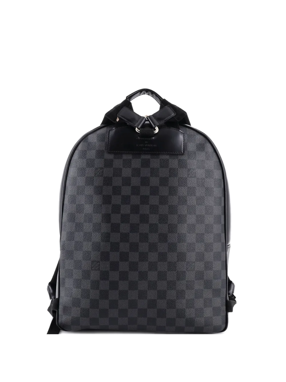 Pre-owned Louis Vuitton Josh Damier Graphite Backpack In Black