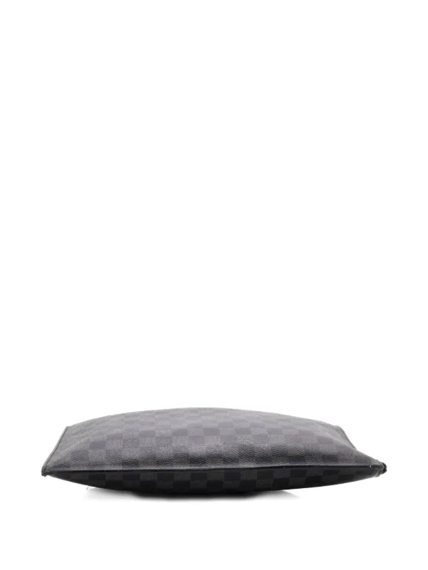 Louis Vuitton Pre-Owned ダミエ グラフィット GM クラッチバッグ 