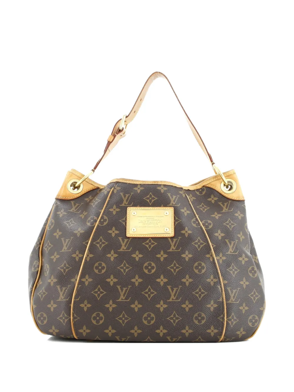 Pre-owned Louis Vuitton Galliera Handbag Monogram Canvas Pm Hobo Bag In Brown