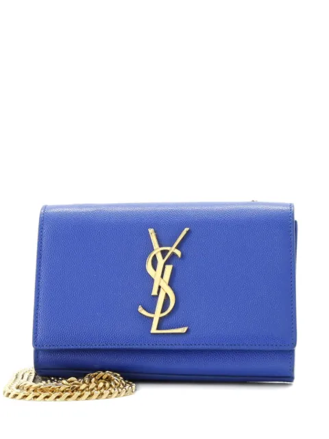 Saint Laurent Pre-Owned Classic Monogram Grainy Leather Small crossbody bag