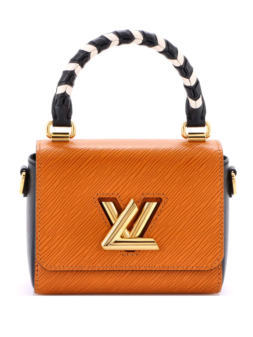 Louis Vuitton Pre-Owned Twist Top Handle Bag Limited Edition Crafty Epi Leather Mini crossbody bag - Black