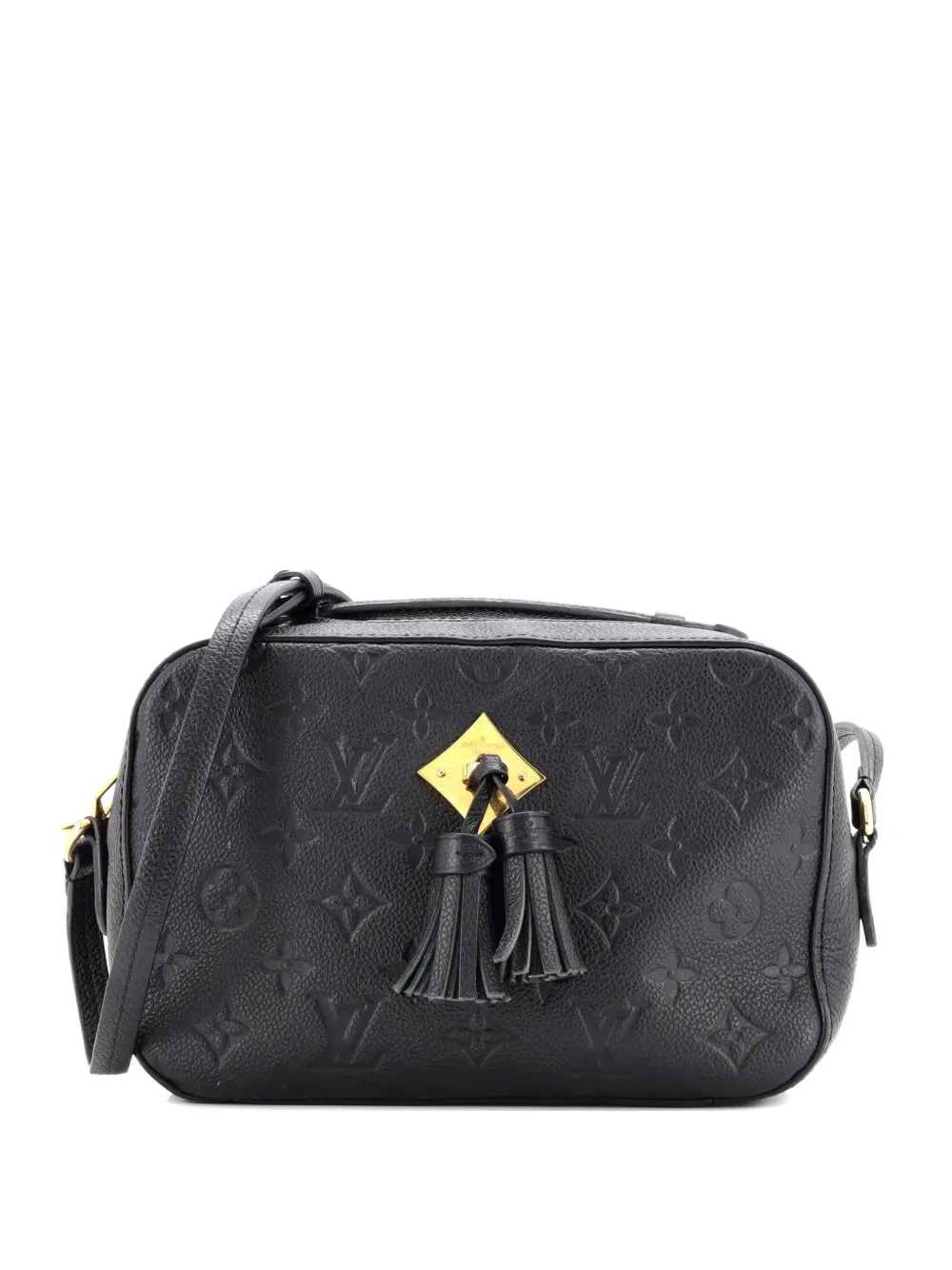 Louis Vuitton Pre-Owned Saintonge Handbag Monogram Empreinte Leather crossbody bag - Nero