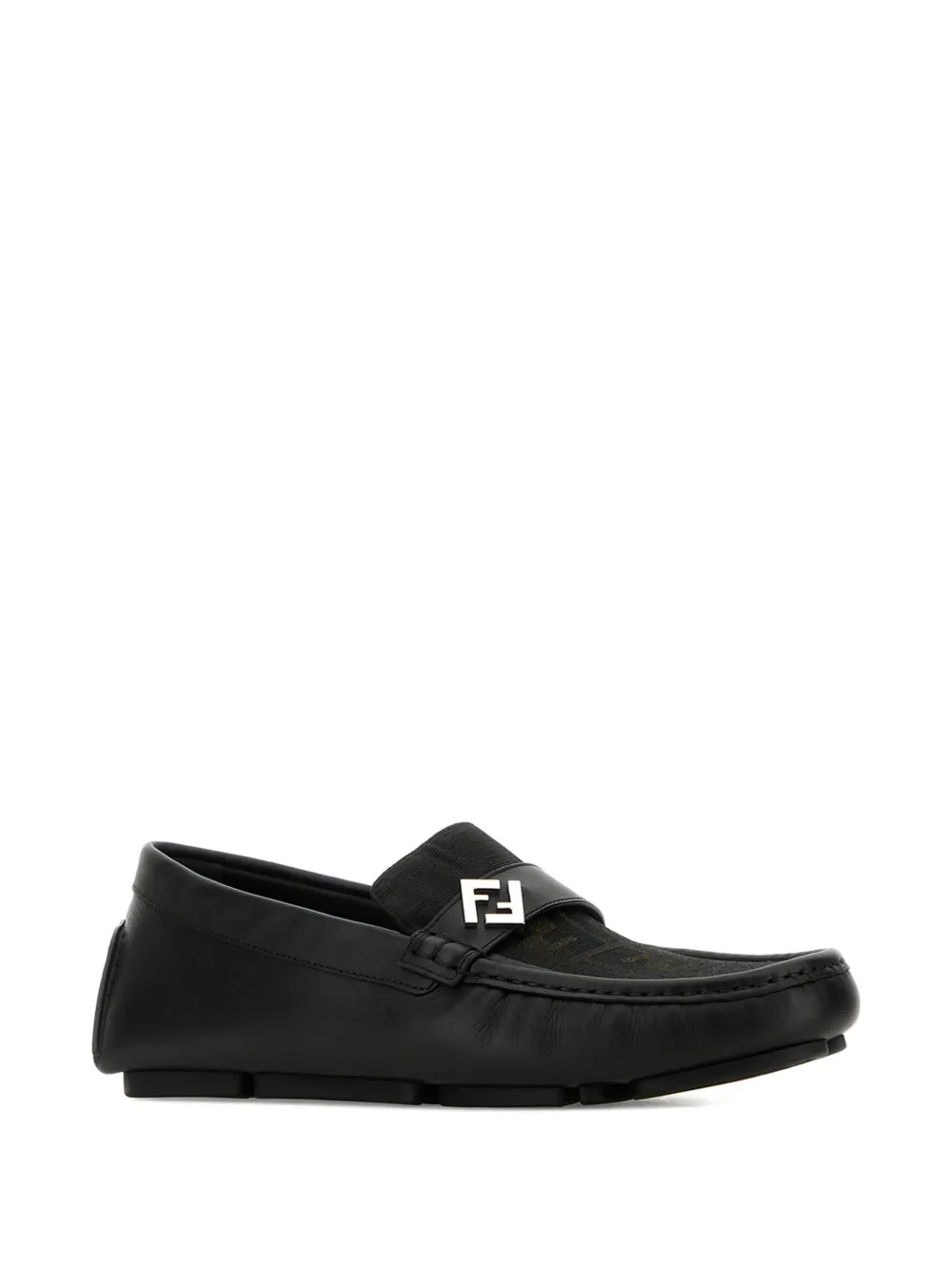 FENDI FF-logo round-toe loafers | negro | Image 1