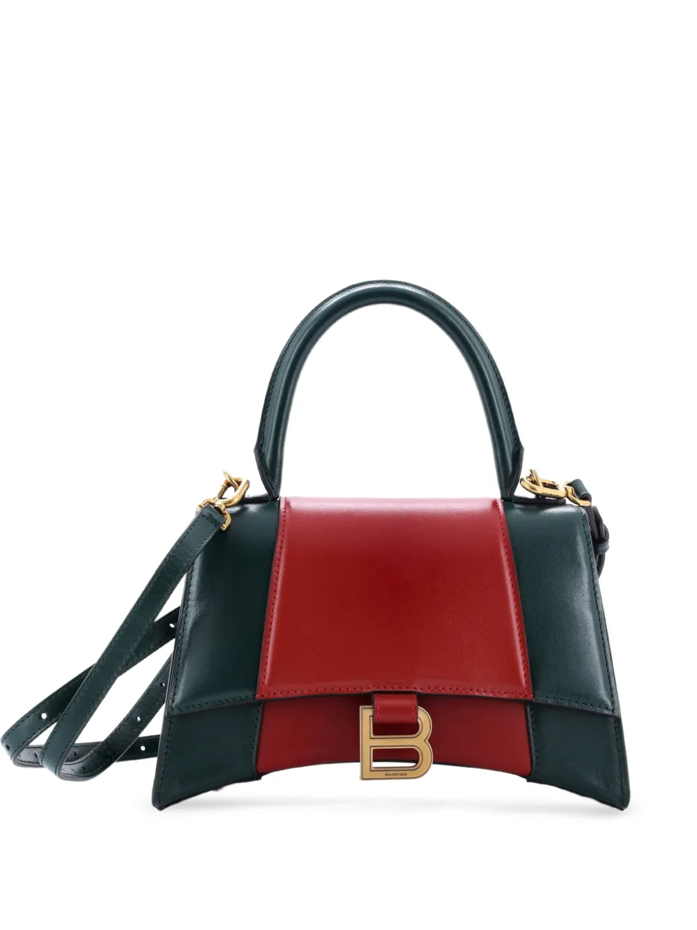 Gucci Pre-Owned x Balenciaga The Hacker Project Hourglass Top Handle Bag Leather Small satchel - Multicolore