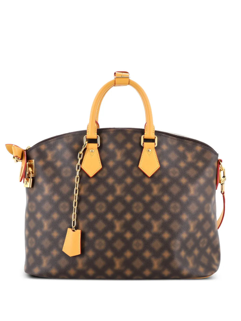 Louis Vuitton Pre-Owned Neo Lockit Handbag Limited Edition Blurry Monogram Canvas satchel - Marrone