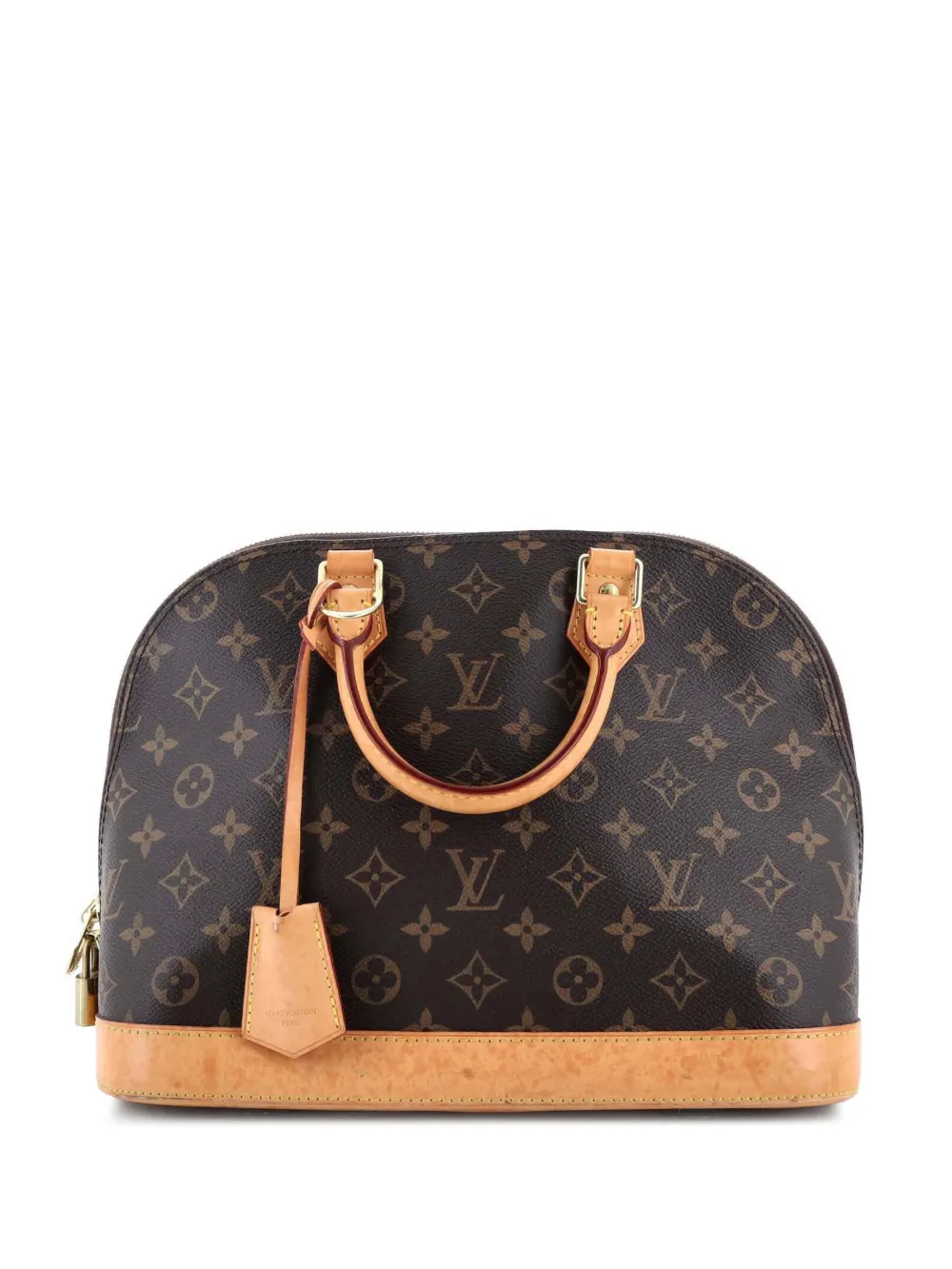 Louis Vuitton Pre-Owned Alma Handbag Monogram Canvas PM satchel - Marrone