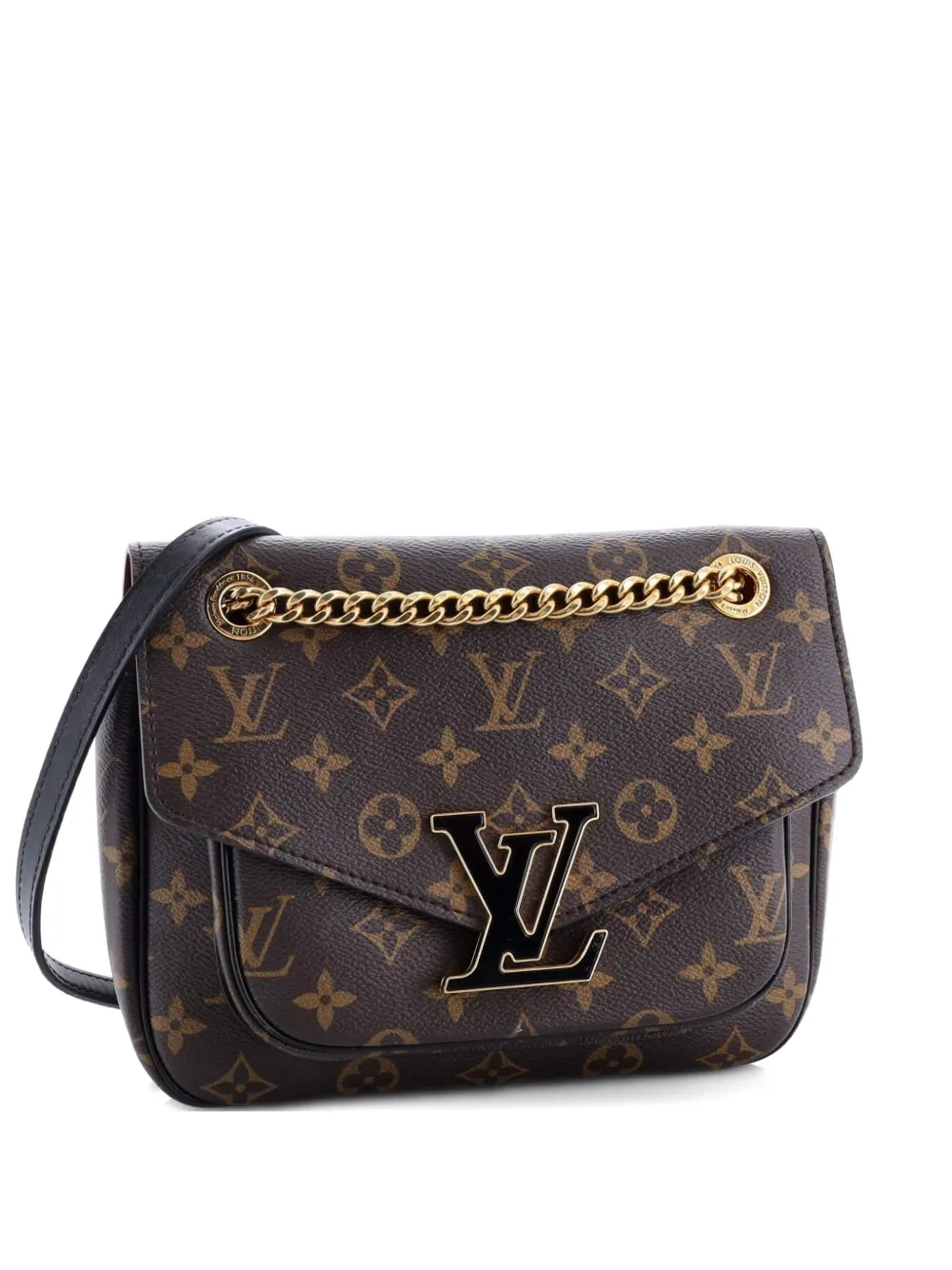 Louis Vuitton Pre-Owned Passy Handbag Monogram Canvas crossbody bag - Braun
