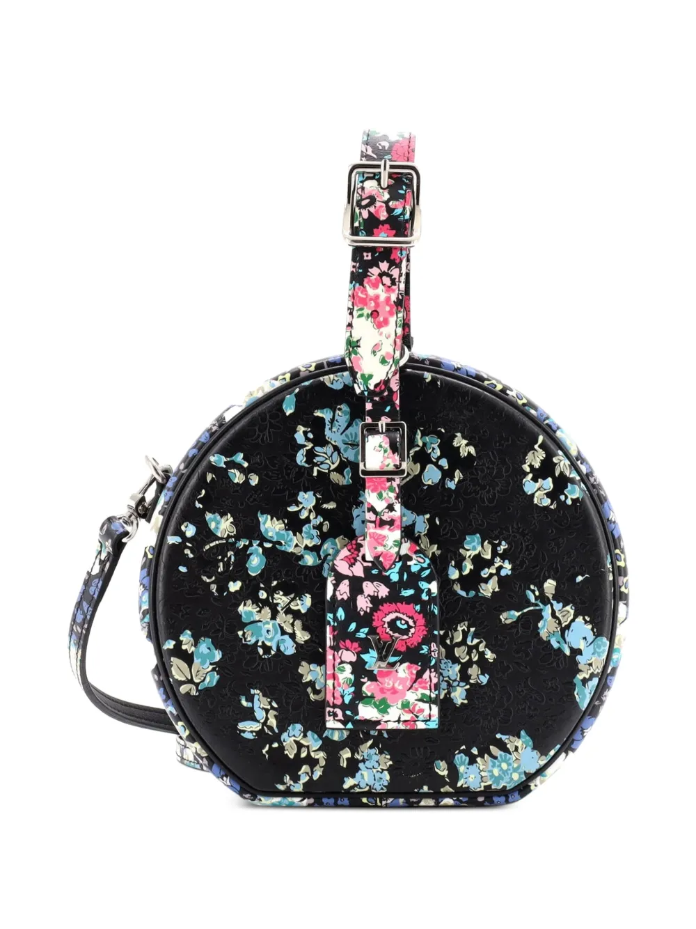 Louis Vuitton Pre-Owned Petite Boite Chapeau Bag Floral Printed Leather crossbody bag - Nero