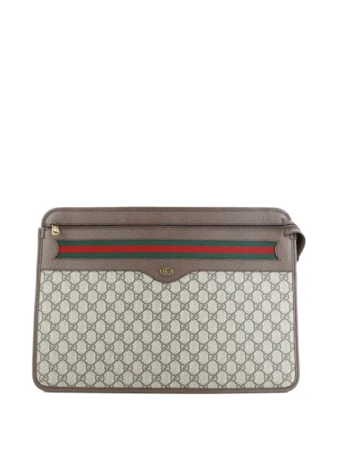Gucci Pre-Owned Ophidia Documents Holder GG Coated Canvas Large clutch bag