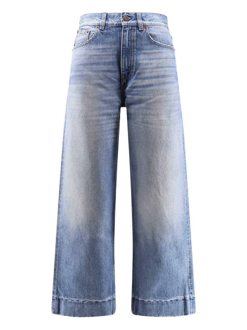 Chloé Jeans crop - Blu