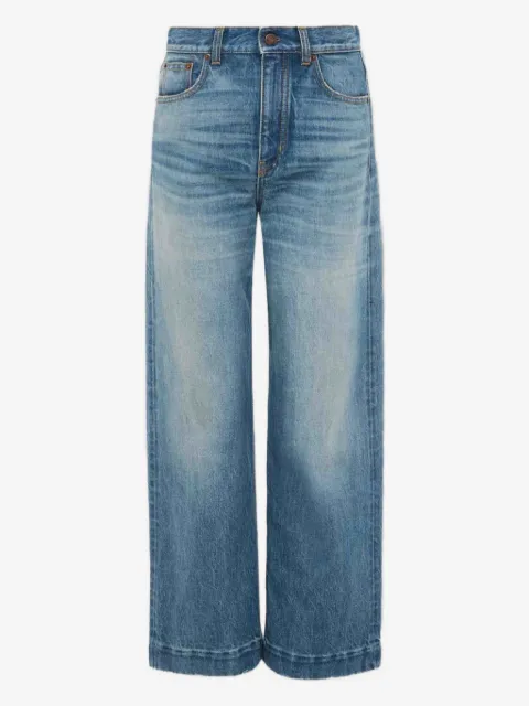 Chloé jeans capri con bolsillos