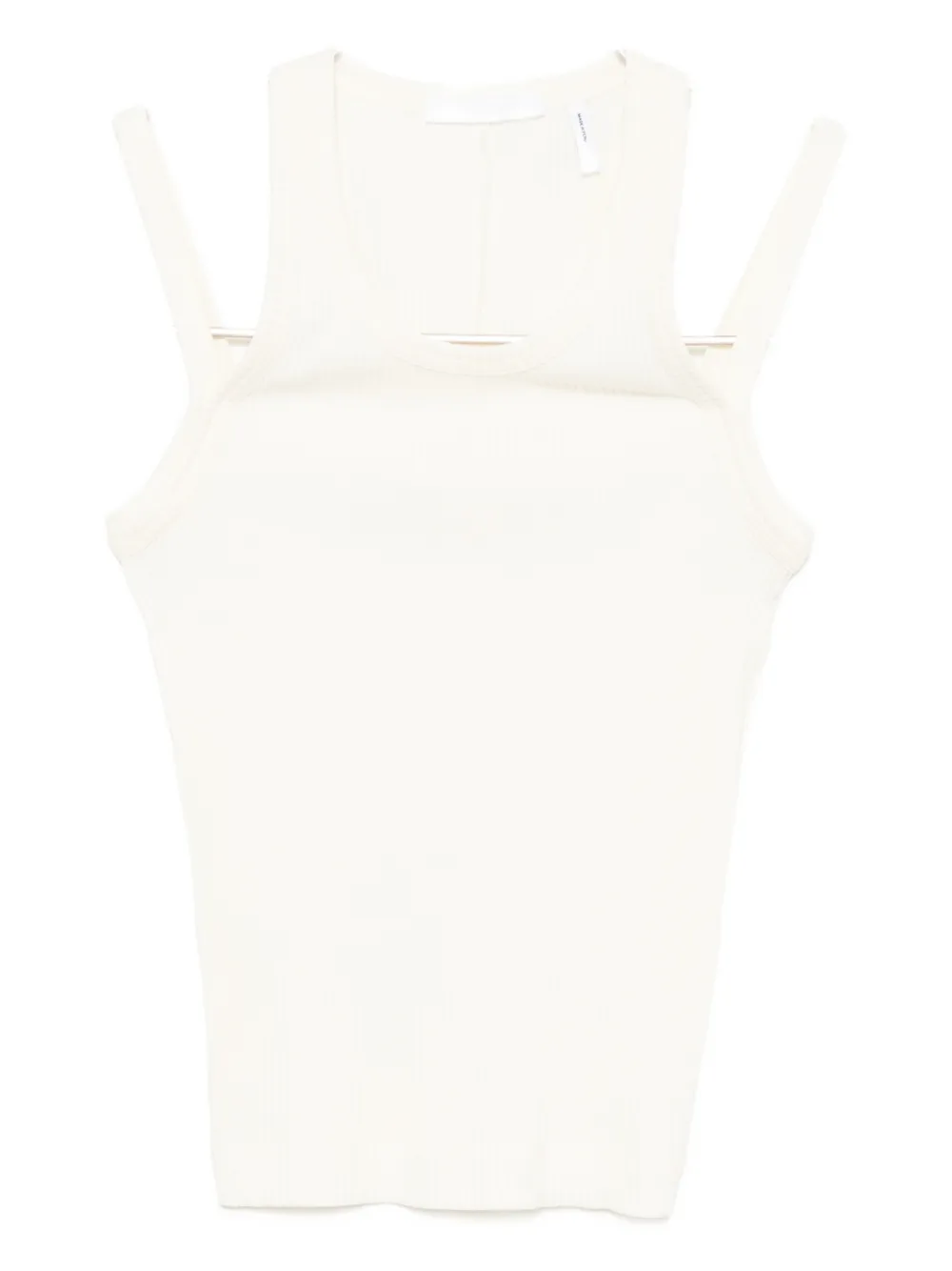 Helmut Lang ribbed tank top - Toni neutri