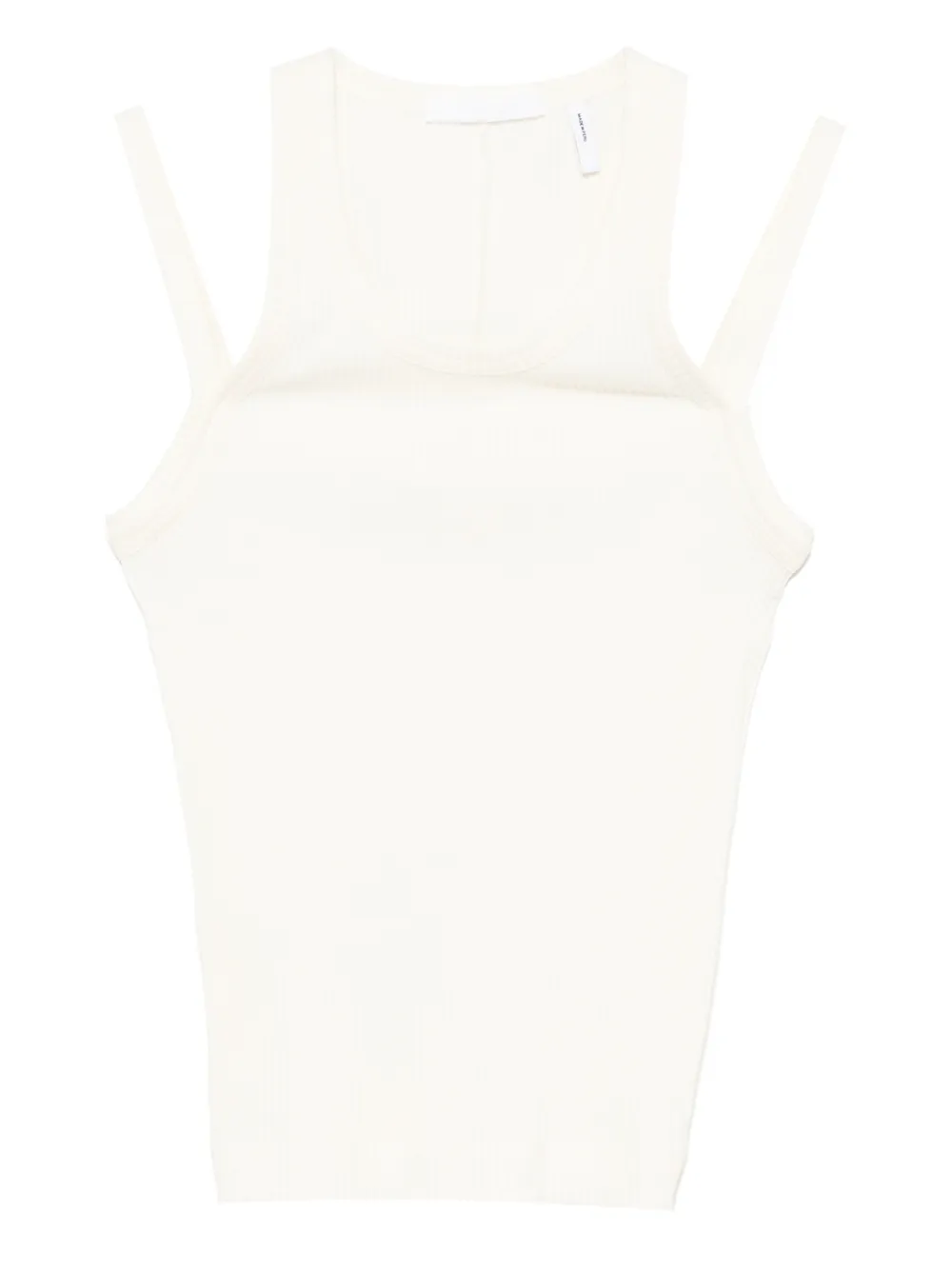 Helmut Lang ribbed tank top - Toni neutri