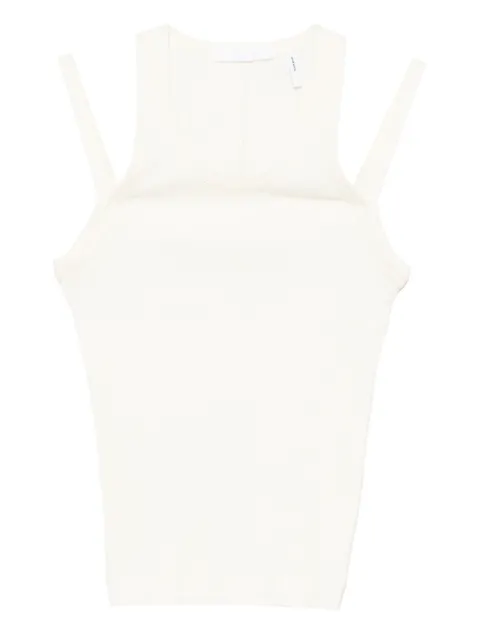 Helmut Lang camiseta tejida de canalé