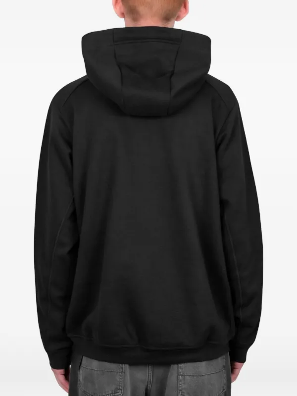 Arc'teryx logo-embroidered zip-up Hoodie | Black | FARFETCH