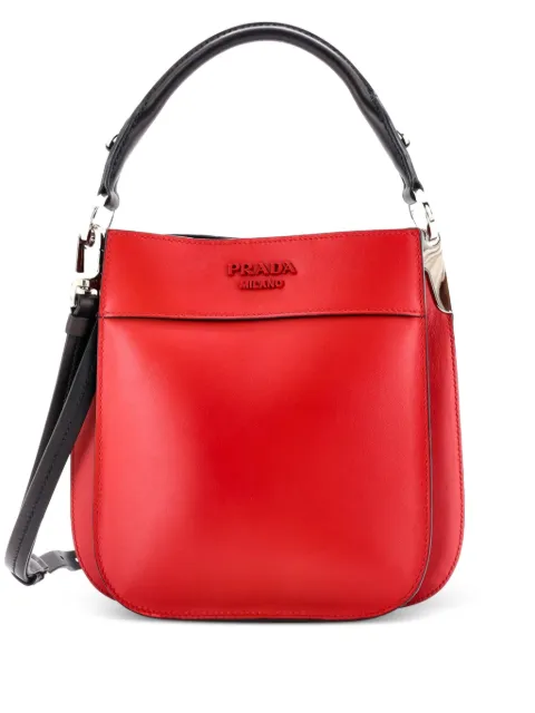 Prada Pre-Owned Margit Hobo Leather Small crossbody bag
