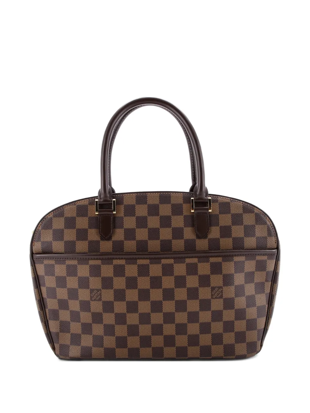 Pre-owned Louis Vuitton Sarria Handbag Damier Horizontal Satchel In Brown