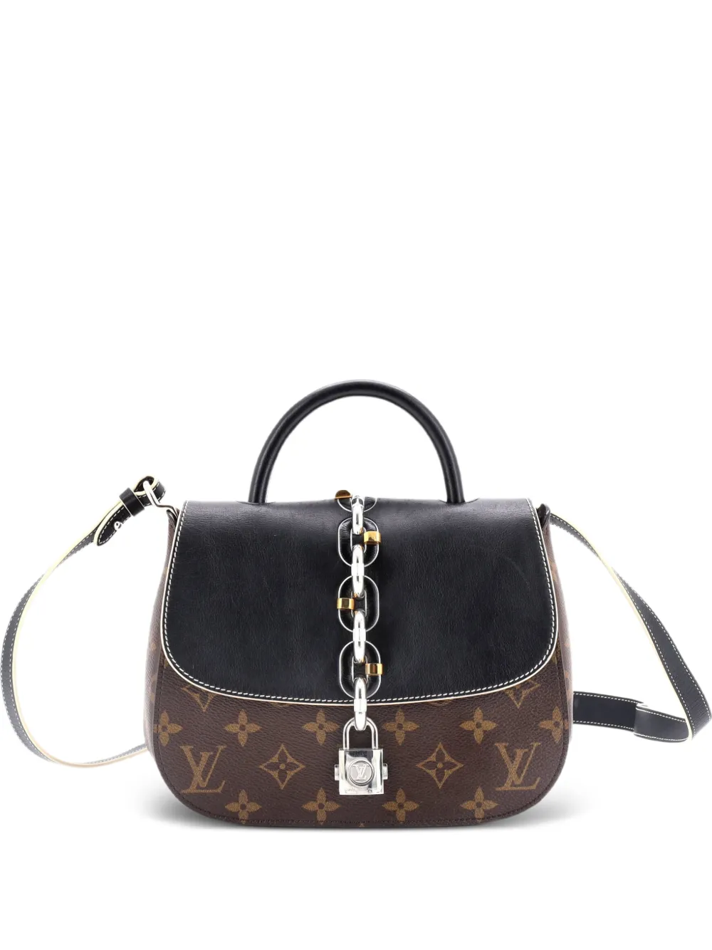 Louis Vuitton Pre-Owned Chain It Handbag Monogram Canvas with Leather PM shoulder bag | Black | Image 1