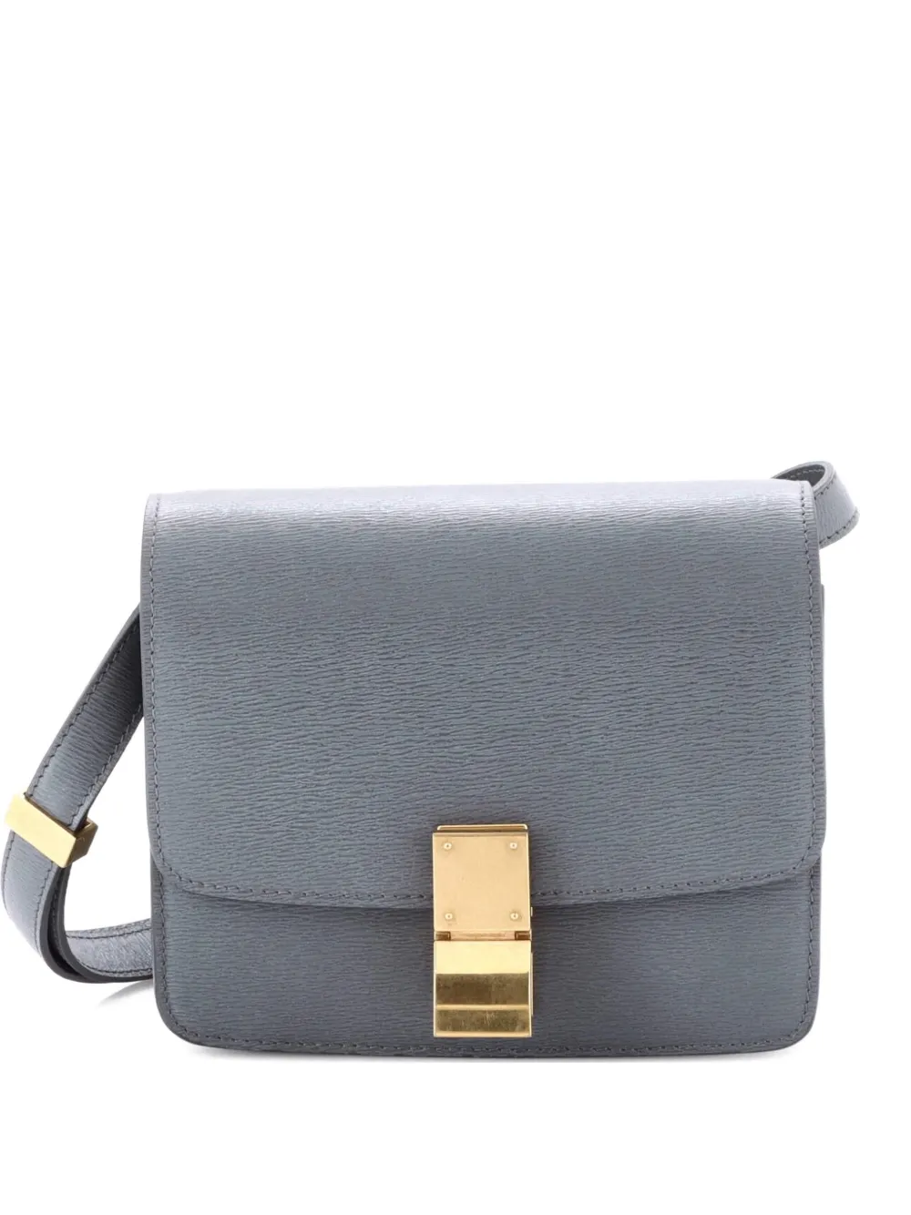 Celine Pre-Owned Classic Box Bag Grainy Leather Teen shoulder bag - Grigio