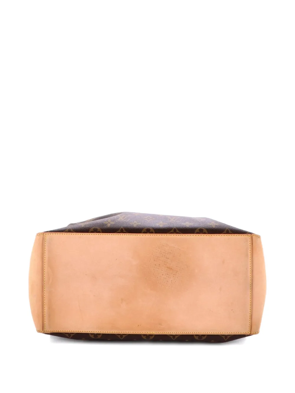 Pre-owned Louis Vuitton Cabas Mezzo Monogram Canvas Tote Bag In Brown