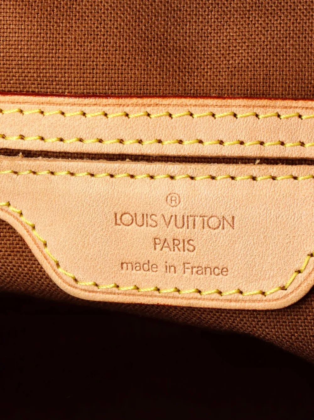 Pre-owned Louis Vuitton Cabas Mezzo Monogram Canvas Tote Bag In Brown