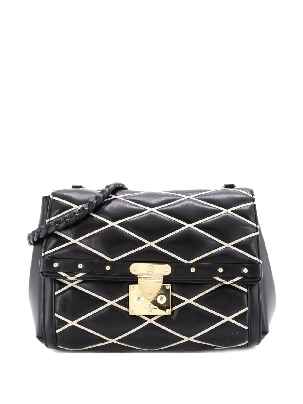 Louis Vuitton Pre-Owned Pochette Flap Handbag Malletage Leather shoulder bag - Nero