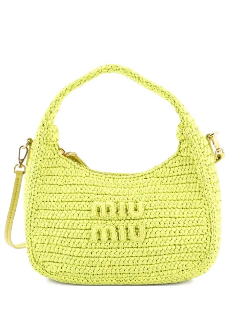Miu Miu Pre-Owned Wander Crochet Mini hobo bag