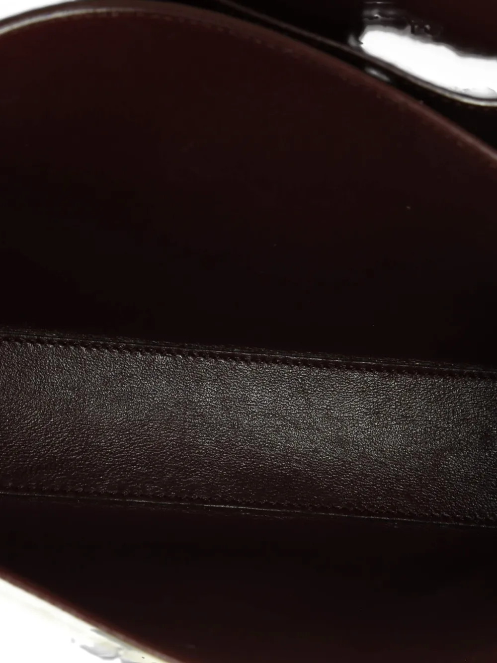 SAINT LAURENT Pre-owned Cassandra Top Handle Bag Leather Medium Satchel In Neutral