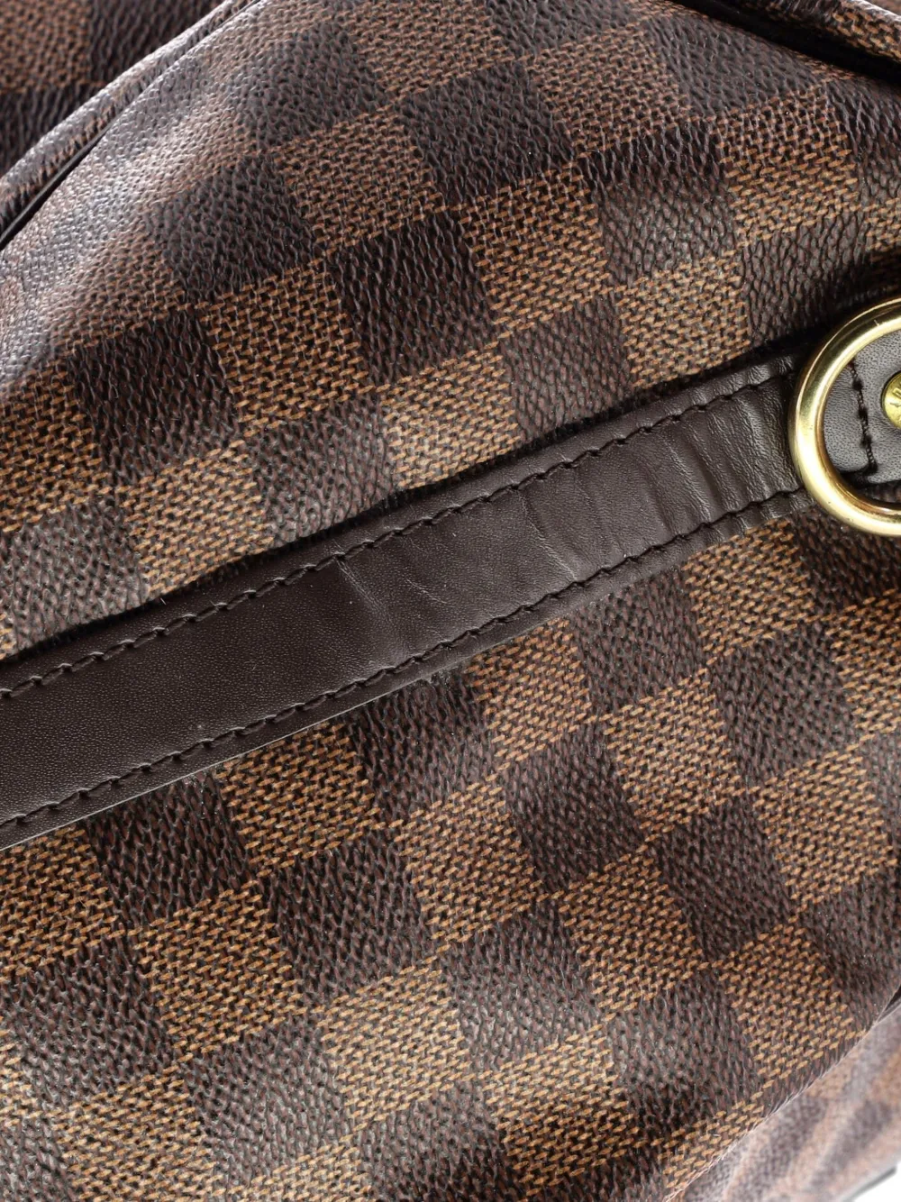 Pre-owned Louis Vuitton Speedy Bandouliere Bag Damier 35 Satchel In Brown