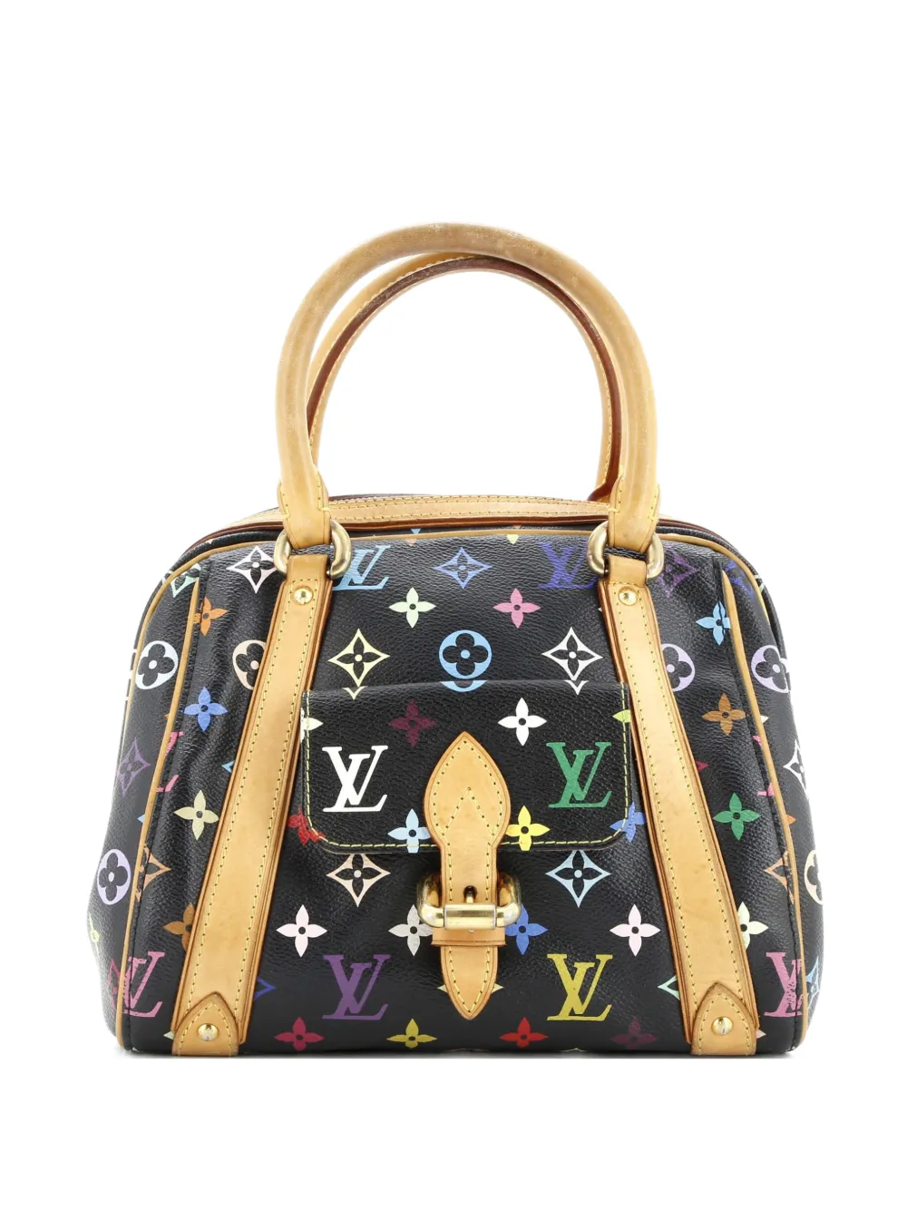 Louis Vuitton Pre-Owned Priscilla Handbag Monogram Multicolor satchel - Nero