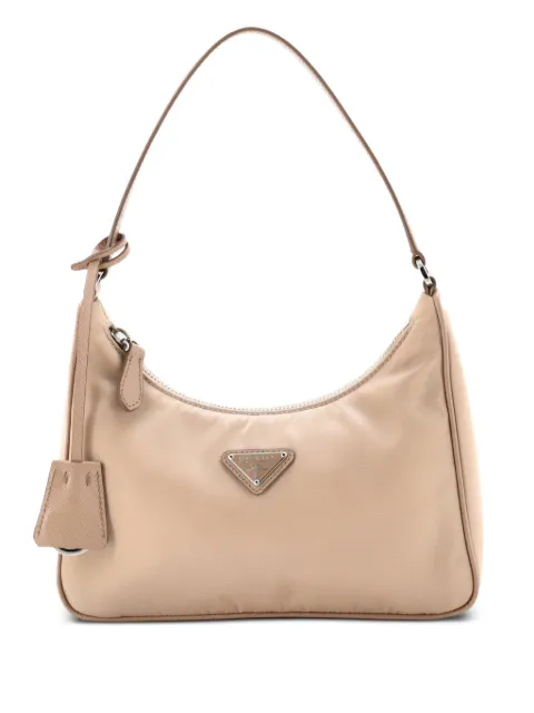 Prada Pre-Owned Re-Edition 2005 Tessuto with Saffiano Leather Mini hobo bag
