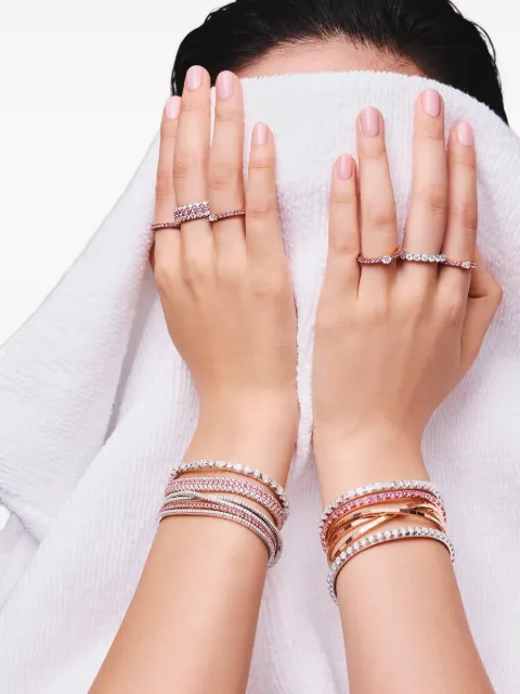 Roberto Demeglio 18K rose gold diamond and sapphire ring