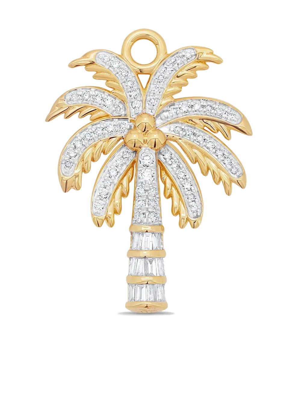 Sara Weinstock 18K yellow gold palm-tree-motif diamond charm | Gold | Image 1
