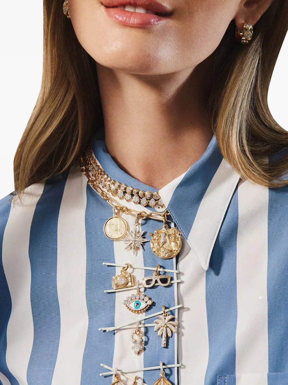 Sara Weinstock collier trombone SW en or 18ct | Image 2