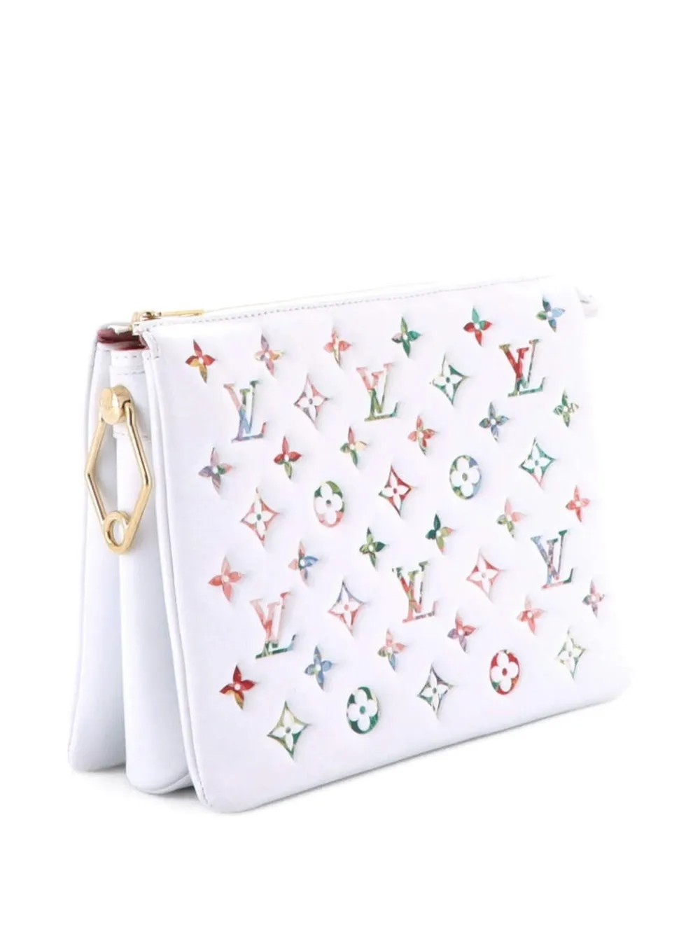 Coussin Bag Monogram Flower Embossed Lambskin Pm Crossbody Bag