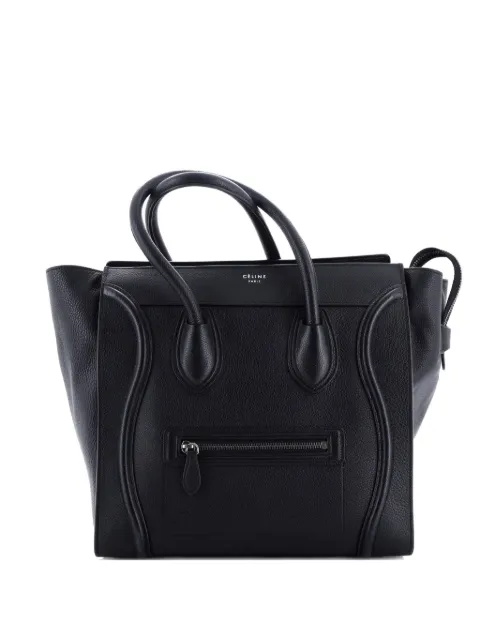 Celine Pre-Owned Luggage Bag Grainy Leather Mini tote bag