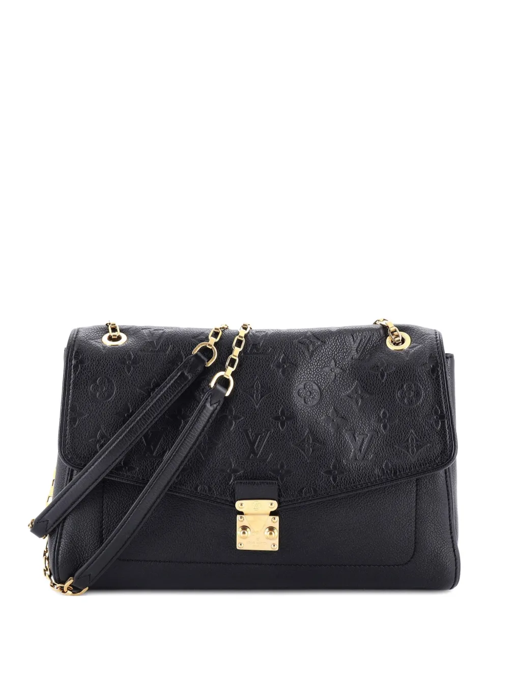 Louis Vuitton Pre-Owned Saint Germain Handbag Monogram Empreinte Leather MM shoulder bag - Nero